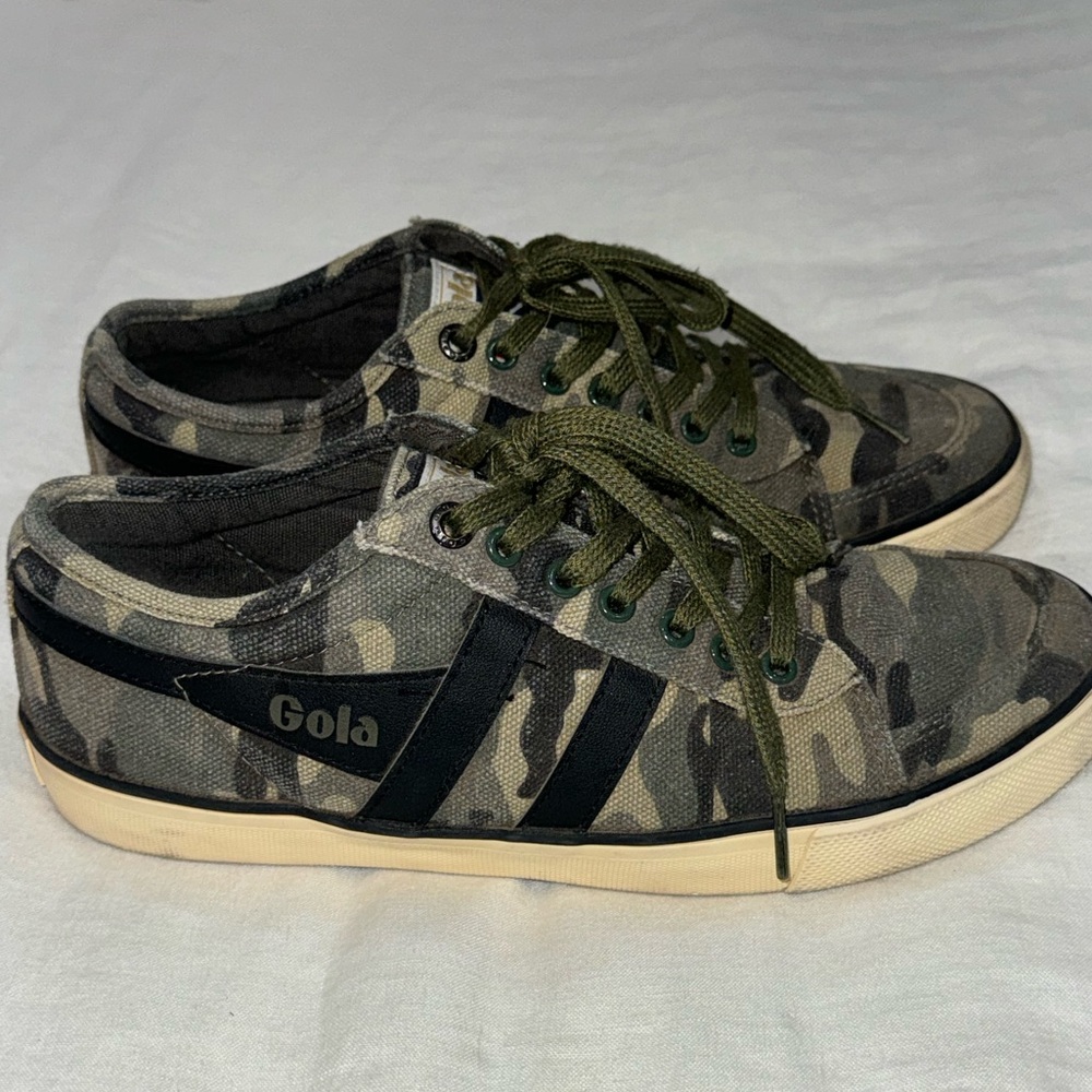 Gola Camo Green Sneakers Tennis Shoes Size 7